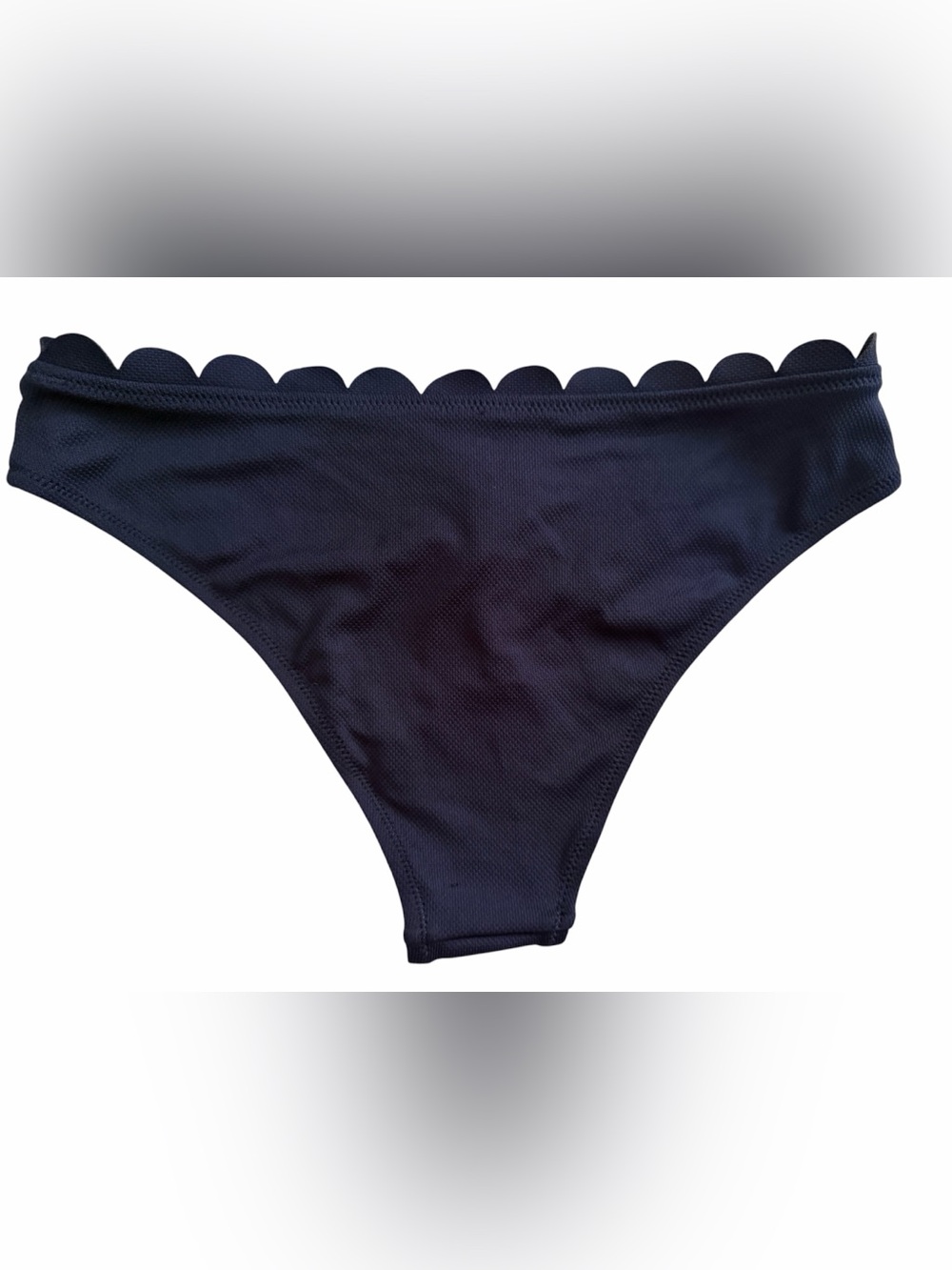 Cupshe NWT Navy Scalloped Edge Bikini Bottom